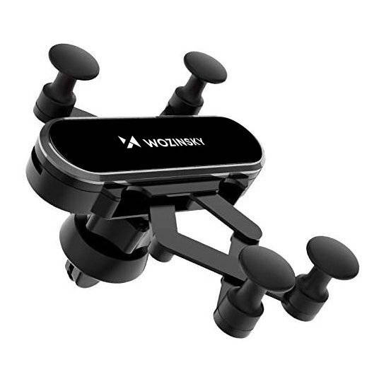 Wozinsky Gravity Car Mount grawitacyjny uchwyt samochodowy na kratkę wentylacyjną nawiew czarny (WCH-05)