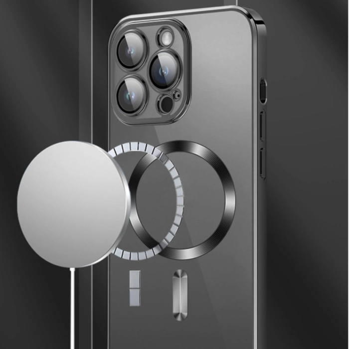 Etui Wozinsky Electroplated Magsafe na Samsung Galaxy S24 FE - różowe