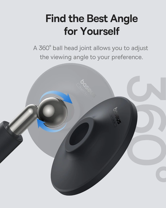 Magnetyczny uchwyt na telefon Baseus MagPro (czarny)