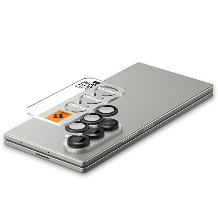 OSŁONA APARATU SPIGEN SAMSUNG GALAXY Z FOLD 7 OPTIK PRO HD GLAS.TR ”EZ FIT” CAMERA PROTECTOR 2-PACK CZARNA