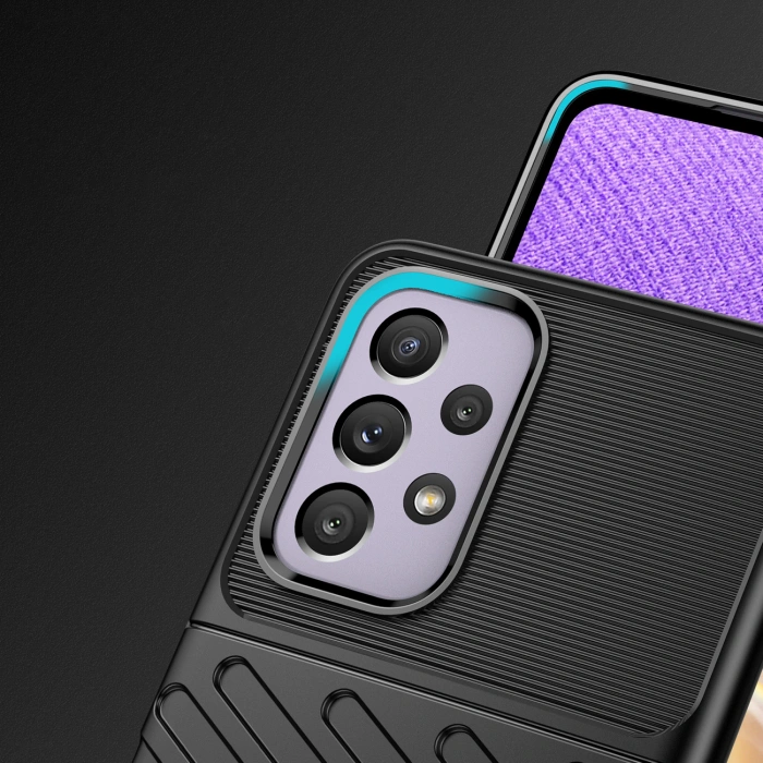 Thunder Case elastyczne pancerne etui pokrowiec Samsung Galaxy A33 5G czarny
