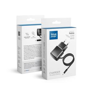 Ładowarka sieciowa do telefonu Nokia 3310 / 6610 Blue Star 1A 3W TFK-TC-1100B czarna