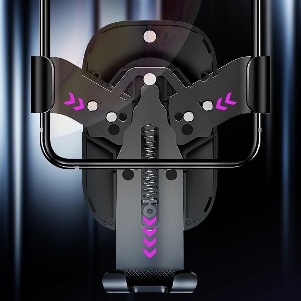 USAMS Uchwyt do kratki wentylacyjnej nawiewu Gravity czarny