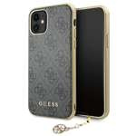 Etui GUESS Apple iPhone 11 4G Charms Collection Szary Hardcase CASE