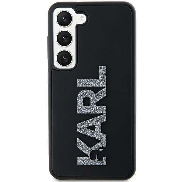 Etui Karl Lagerfeld KLHCS24S3DMBKCK S24 S921 czarny/black hardcase 3D Rubber Glitter Logo
