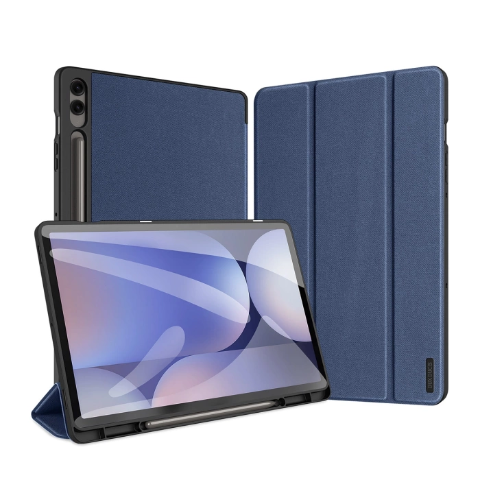 Etui Dux Ducis Domo na Samsung Galaxy Tab S10 Plus/S9 Plus/S9 FE Plus - niebieskie