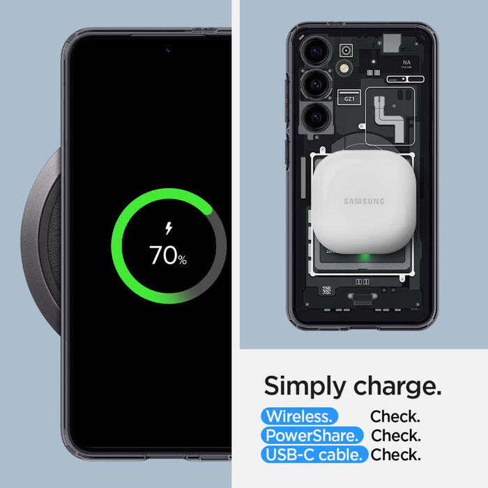 Etui Spigen Ultra Hybrid Samsung Galaxy S24 Zero One Case