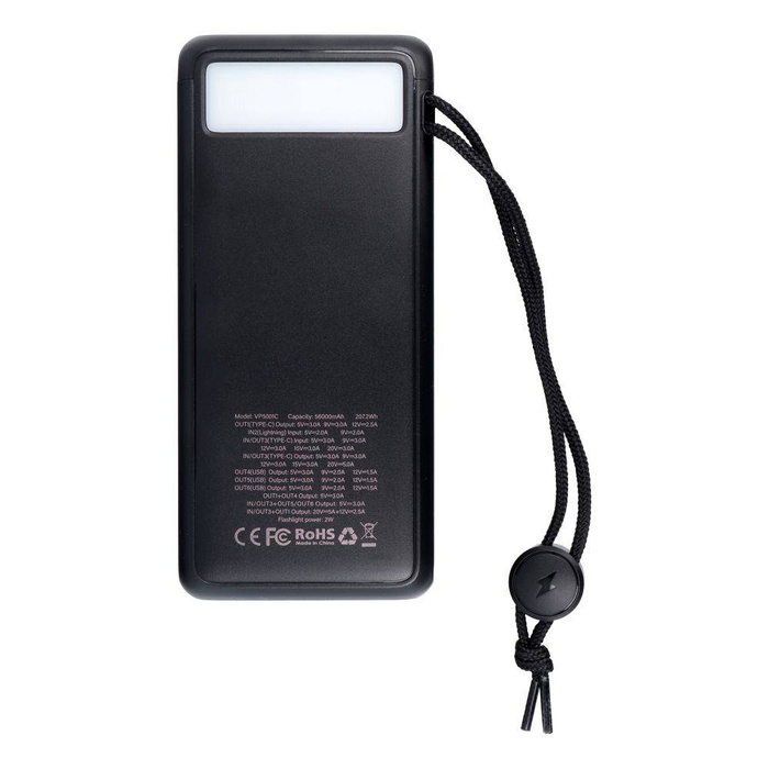 Powerbank Veger Tank Boost (W5001C) PD QC3.0 5A 130W 56000 mAh czarny