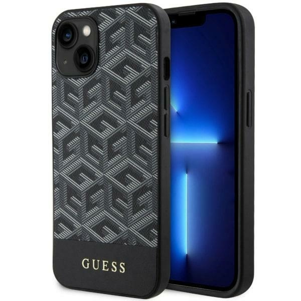 Etui Guess GUHMP14MHGCFSEK iPhone 14 Plus 6.7" czarny/black hardcase GCube Stripes MagSafe Case