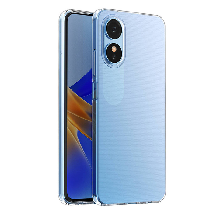 Etui Ultra Clear 0.5mm etui do Oppo A17 cienki pokrowiec przezroczyste Case
