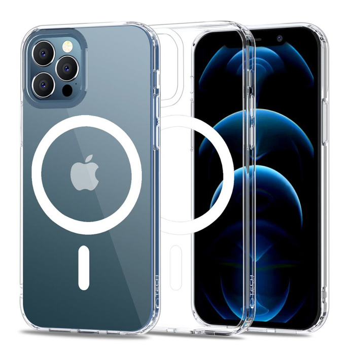 Etui TECH-PROTECT MAGMAT MAGSAFE IPHONE 12 / 12 PRO Przezroczyste Clear