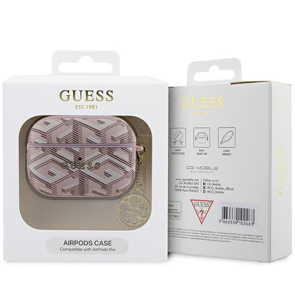 Etui Guess GUAPPGCE4CP AirPods Pro cover różowy/pink GCube Charm Case