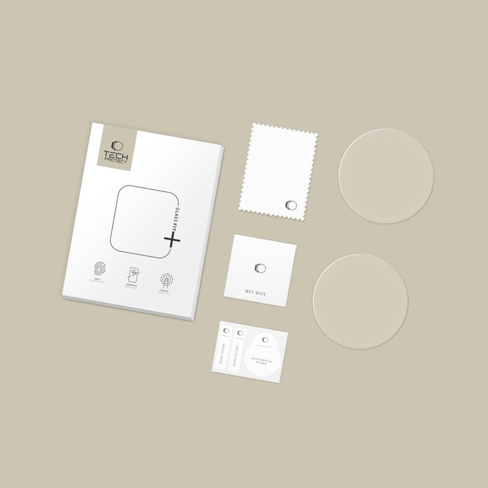 SZKŁO HARTOWANE TECH-PROTECT GLASS FIT+ 2-PACK HUAWEI WATCH GT 6 (41 MM) CLEAR