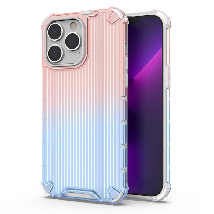 Etui Ombre Protect Case etui do iPhone 14 Pro Max pancerny pokrowiec różowo-niebieskie Case