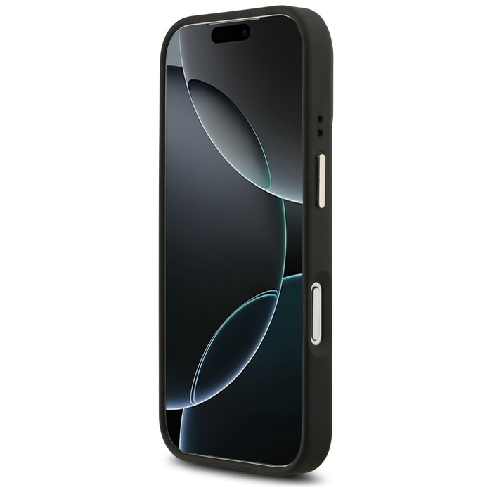 Etui Guess 4G PU Classic Logo MagSafe do iPhone 17 Pro czarny