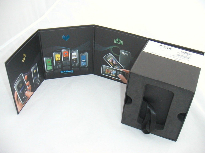 Pudełko LG KF600 CD, kabel