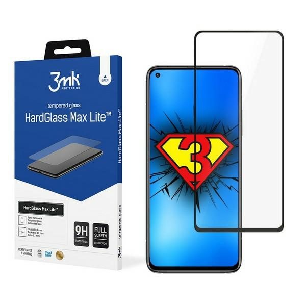 Szkło Hartowane 3MK Xiaomi Mi 10T Mi 10T Pro Mi 10T Lite Czarny HardGlass Max Lite