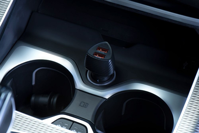 FORCELL F-ENERGY Carbon CC50-2A ładowarka samochodowa 2 x USB A QC3.0 3A 36W czarna