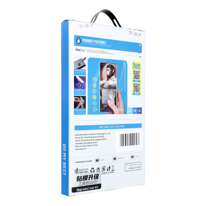 Szkło Hartowane 5D Mr. Monkey Glass - Samsung Galaxy S24 Ultra transparent (UV Glass)