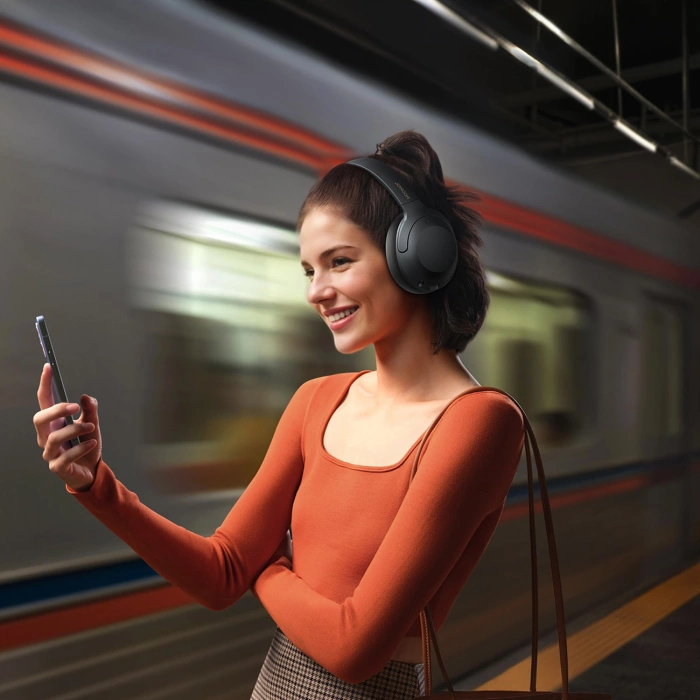 Słuchawki bezprzewodowe Joyroom J-Head Series JR-JH2 z ANC Bluetooth - czarne