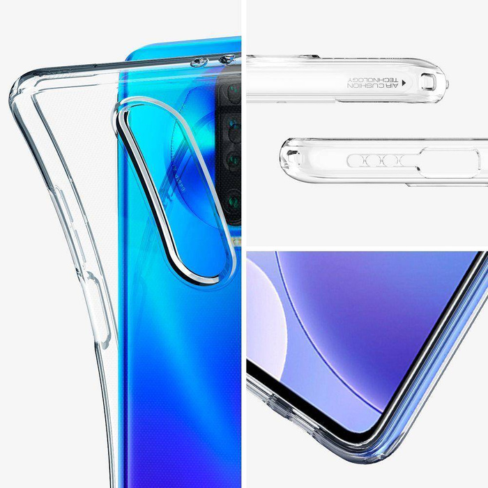 Etui SPIGEN Liquid Crystal Xiaomi Poco X2 / Redmi K30 Clear Przeźroczyste Case