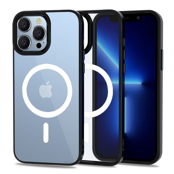 Etui Tech-protect Magmat Magsafe iPhone 13 Pro Clear / Black