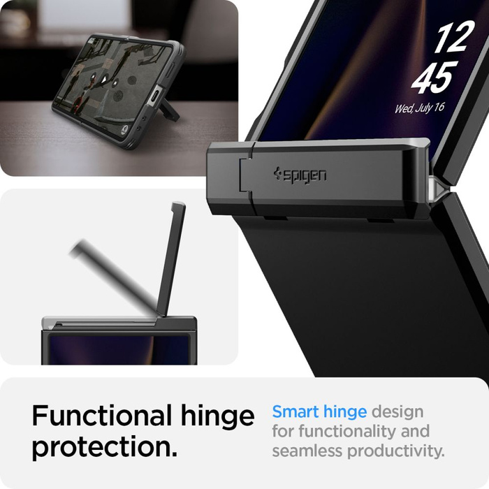 ETUI SPIGEN SAMSUNG GALAXY Z FLIP 7 TOUGH ARMOR PRO MAG MAGSAFE CZARNE