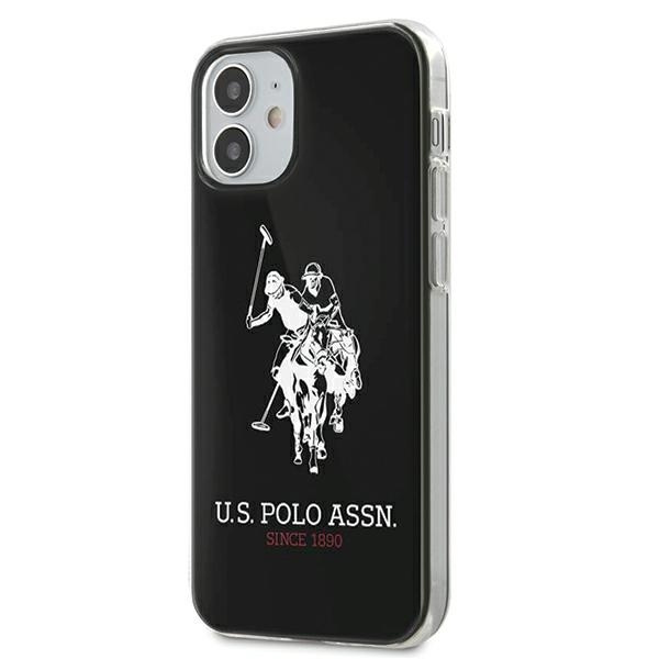 Etui US POLO Apple iPhone 12 Mini Shiny Big Logo USHCP12STPUHRBK Czarny Case