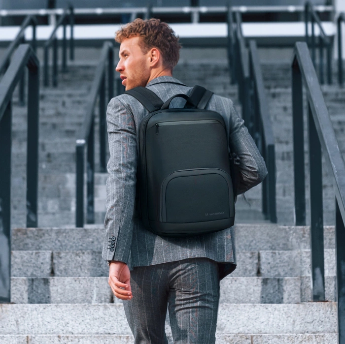 Plecak Wozinsky Premium na laptopa wodoodporny - czarny