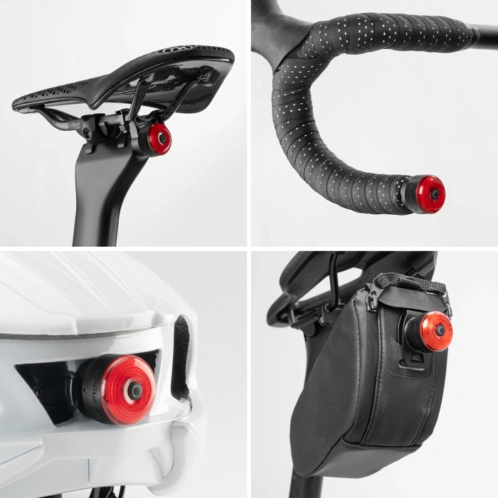 Lampki tylne Wozinsky WIS-01 wodoodporne inteligentne światła tylne 2 szt - czarne