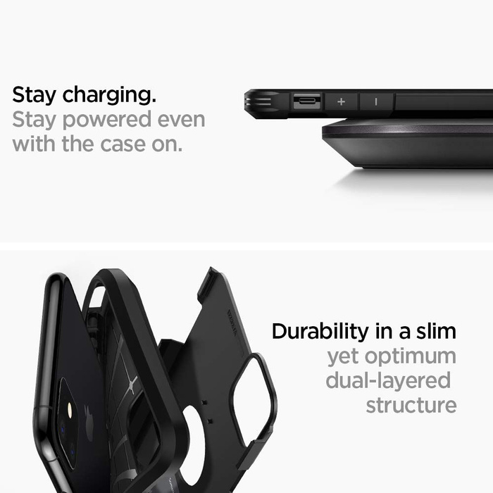 Etui SPIGEN Tough Armor Apple Iphone 11 Black Czarne Case