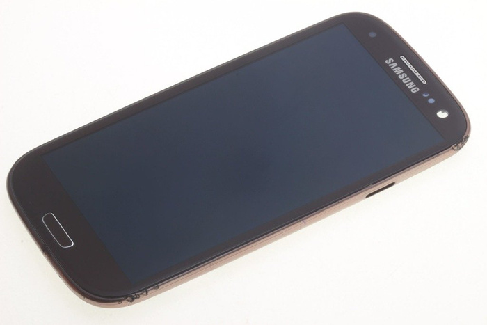 WYŚWIETLACZ SAMSUNG Galaxy S3 I9300 Grade B Pęknięta Ramka Dotyk LCD Oryginalny Miedziany