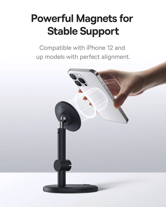 Magnetyczny uchwyt na telefon Baseus MagPro (czarny)
