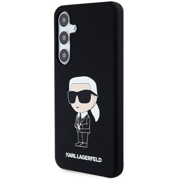 Etui Karl Lagerfeld KLHCS24SSNIKBCK S24 S921 hardcase czarny/black Silicone Ikonik Case
