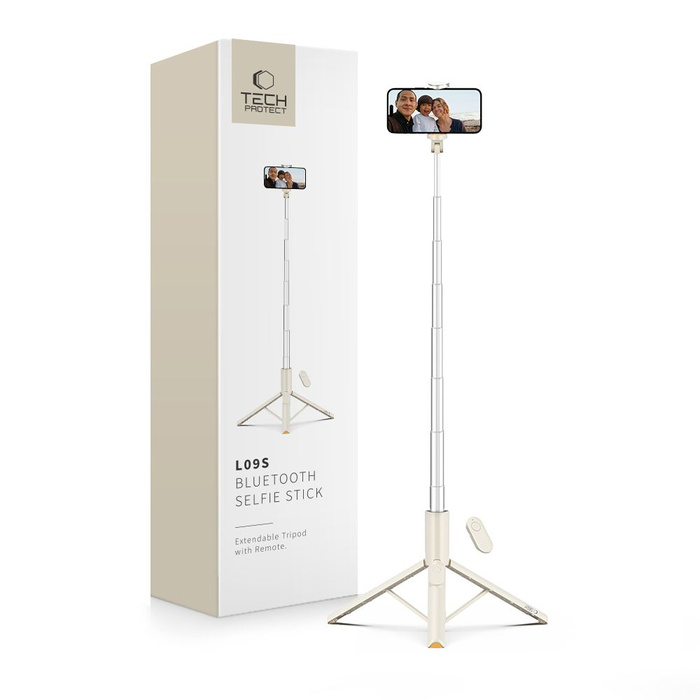 SELFIE STICK STATYW TECH-PROTECT L09S BEŻOWY
