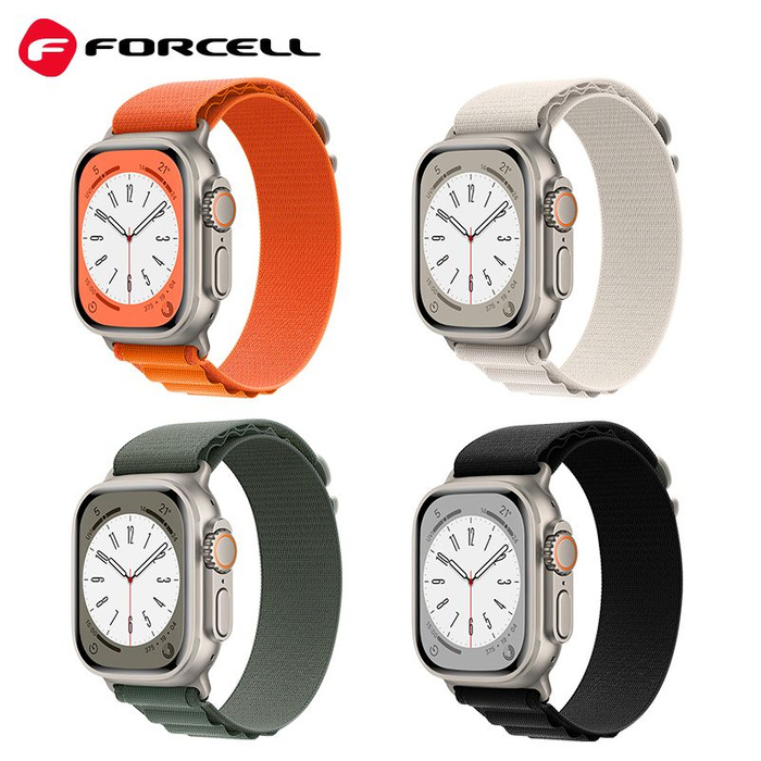 FORCELL F-DESIGN FA13 pasek do APPLE Watch 42 / 44 / 45 / 49 mm gwiezdny