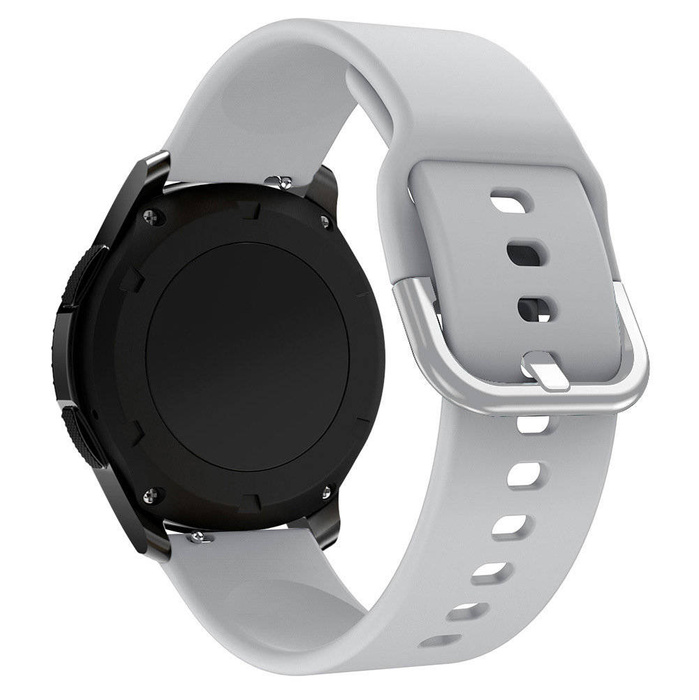 Silicone Strap TYS opaska do smartwatcha zegarka uniwersalna 20mm szary
