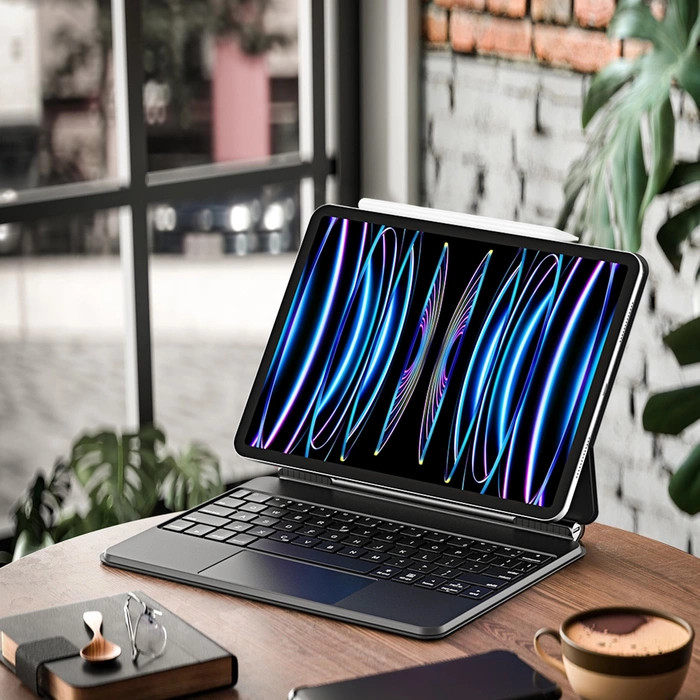 Etui z klawiaturą Bluetooth Dux Ducis (Seria MK) do Apple iPad Air 4/5/iPad Pro 11 (2018/2020/2021/2022) - czarna