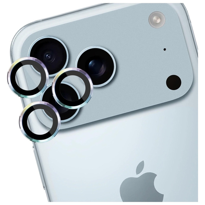 Ochrona na obiektyw aparatu 3MK iPhone 17 Pro /17 Pro Max Lens Protection Pro wielokolorowy
