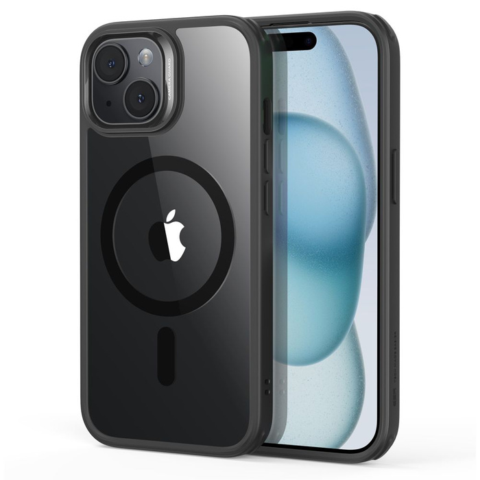 Etui Esr Ch Halolock Magsafe iPhone 15 Plus Clear/black Case