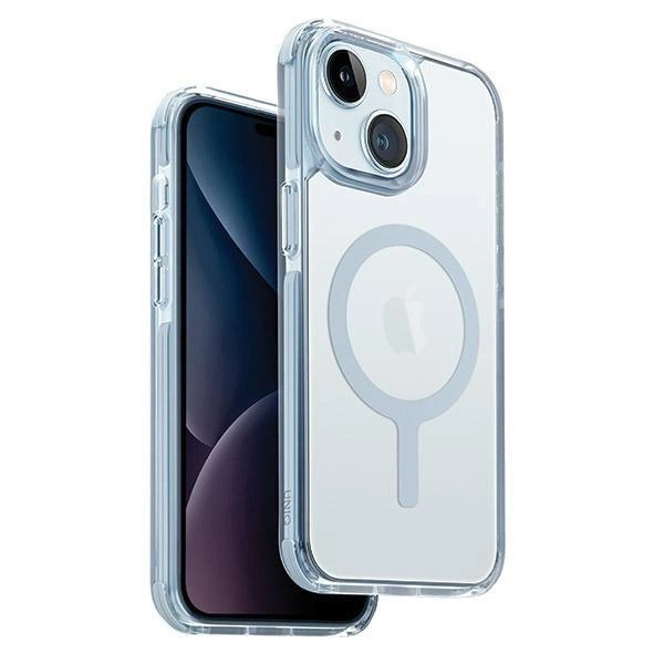 Etui UNIQ etui Combat iPhone 15 Plus / 14 Plus 6.7" Maglick Charging jasnoniebieski/ice blue Case