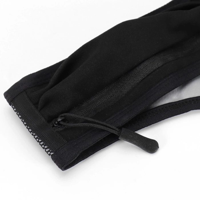 Kamizelka Wozinsky WKDB1 do biegania odblaskowa z kieszeniami - czarna