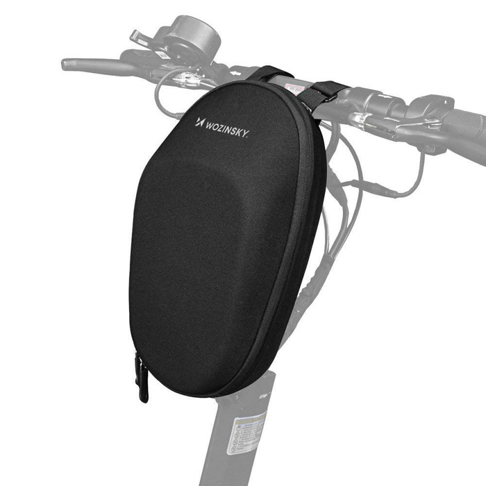 Wozinsky wodoodporna torba na kierownicę hulajnogi torba na hulajnogę 4l czarna (WSB1BK)