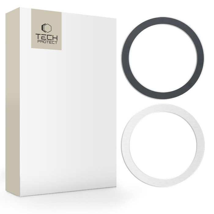 BLASZKA TECH-PROTECT MAGMAT MAGSAFE UNIVERSAL MAGNETIC RING BLACK & SILVER