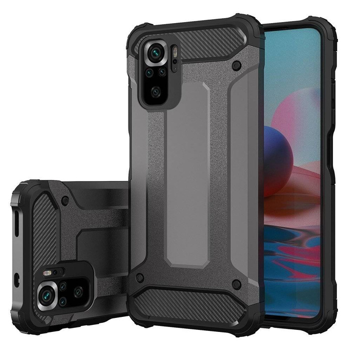 Hybrid Armor pancerne hybrydowe etui pokrowiec Xiaomi Redmi Note 11 Pro+ 5G (China) / 11 Pro 5G (China) / Mi11i HyperCharge / Poco X4 NFC 5G niebieski