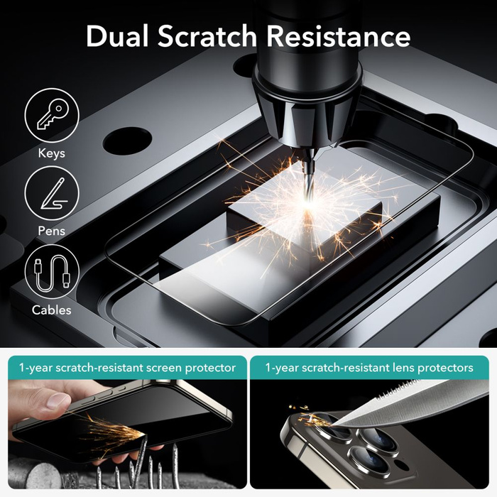 Szkło Hartowane Esr Tempered Glass 2-pack iPhone 15 Pro Black