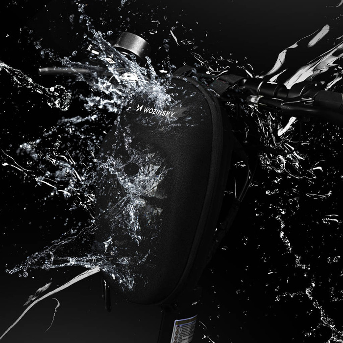 Wozinsky wodoodporna torba na kierownicę hulajnogi torba na hulajnogę 4l czarna (WSB1BK)