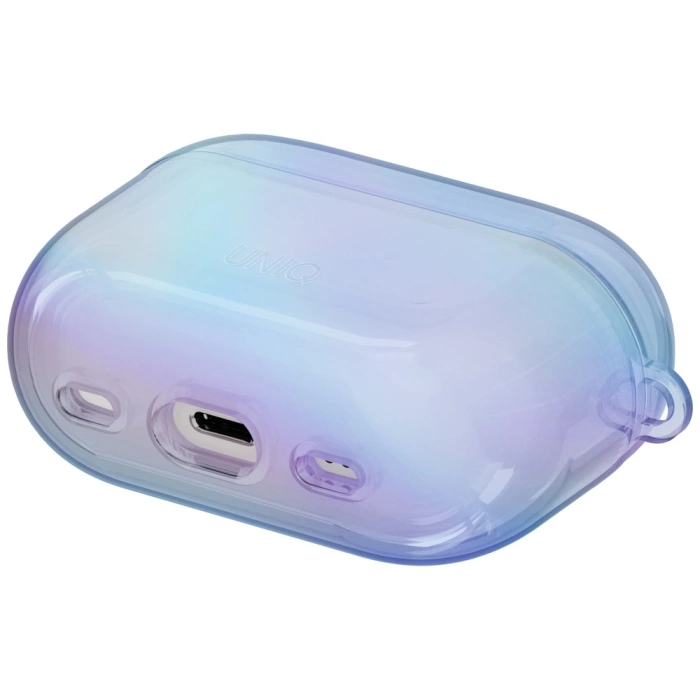 Etui UNIQ Iridescia do AirPods Pro 2     Hang Case niebieski