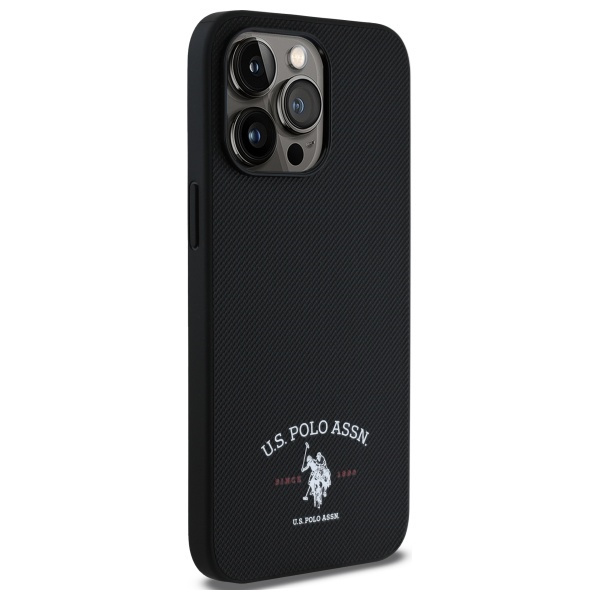US Polo USHCP15XPARK iPhone 15 Pro Max    6,7" czarny/black Printed DH Logo