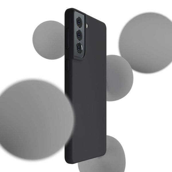 3MK Silicone Case Samsung S22+ 5G S906 czarny/black